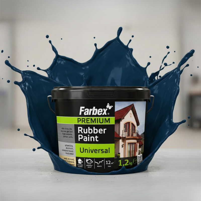 Flüssiggummi Dunkelblau – 1,2 kg Eimer
