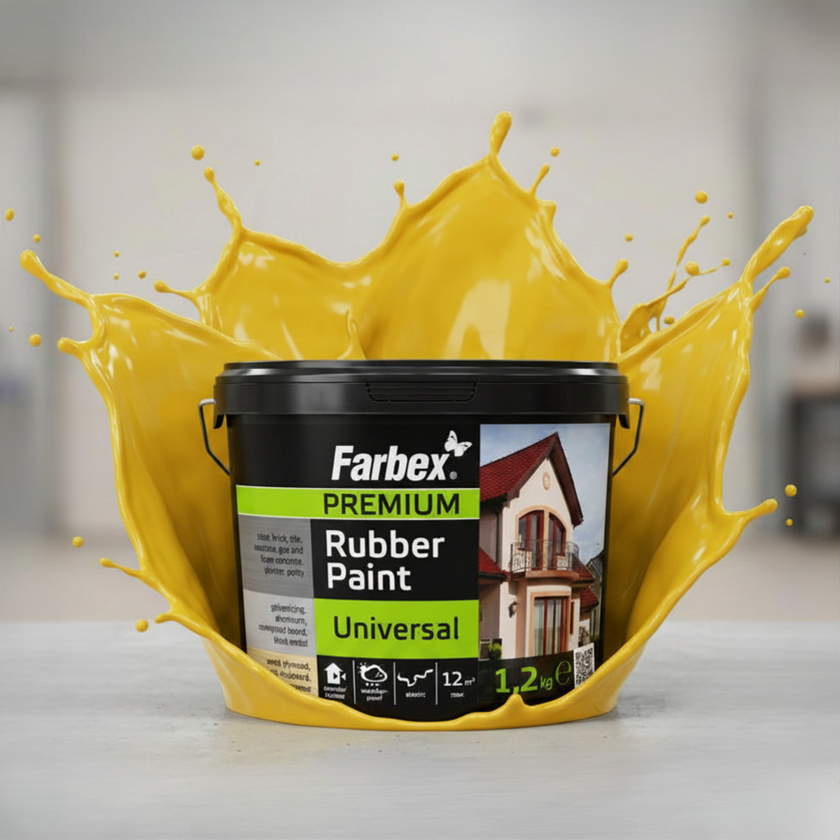 Flüssiggummi Gelb – 1,2 kg Eimer